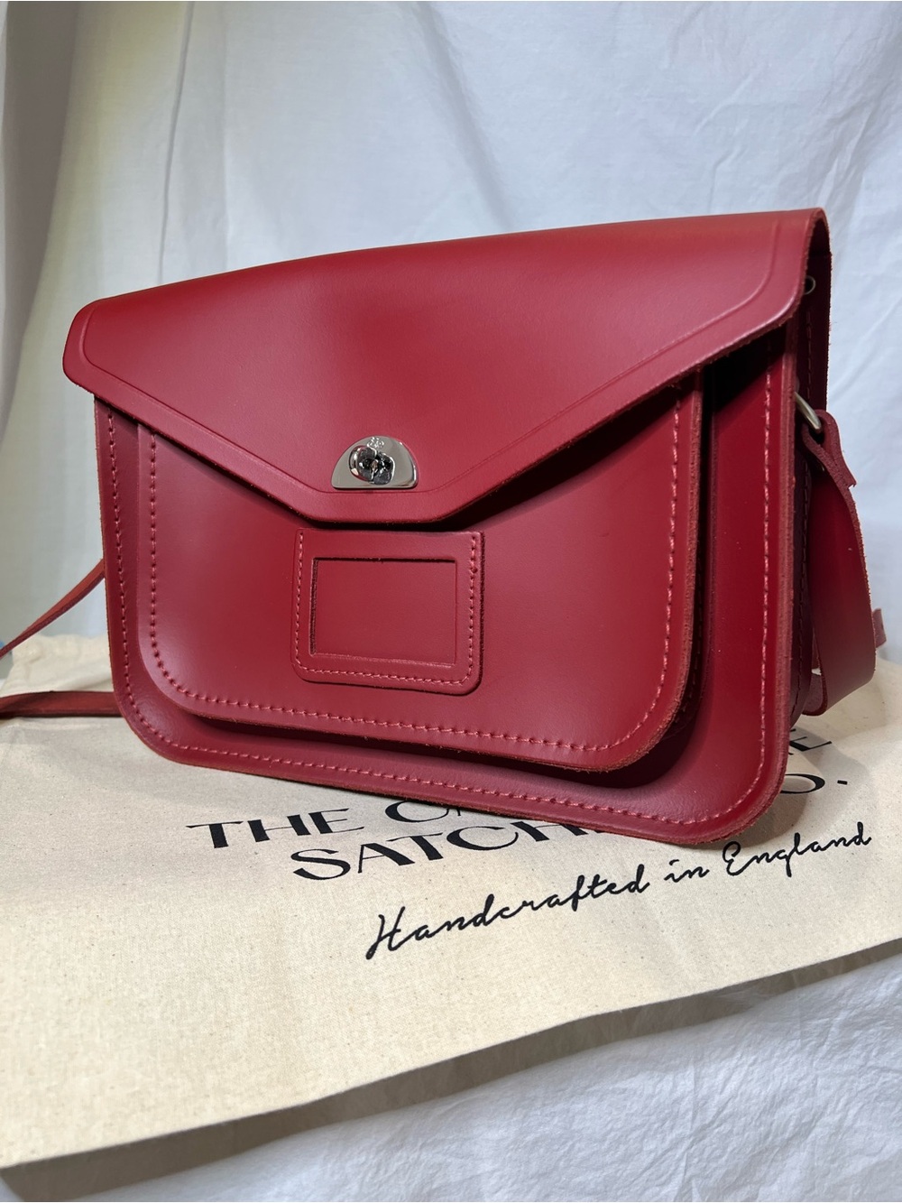 The Cambridge Satchel Company Crimson Red Leather Satchel
